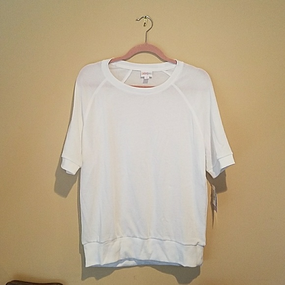 LuLaRoe Tops - 2018 LuLaRoe Americana Jane Super Rare White!